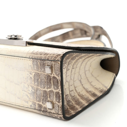 Moynat Niloticus Crocodile Himalaya Rejane BB White 9 of 9