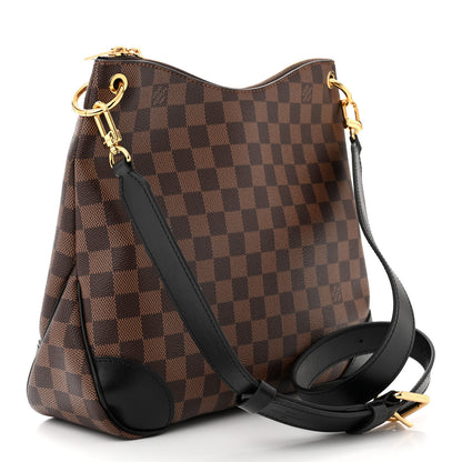 Louis Vuitton Damier Ebene Odeon MM Black 3 of 9