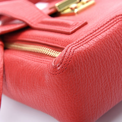 3.1 Phillip Lim 3.1 Textured Calfskin Mini Pashli Satchel Red 8 of 12
