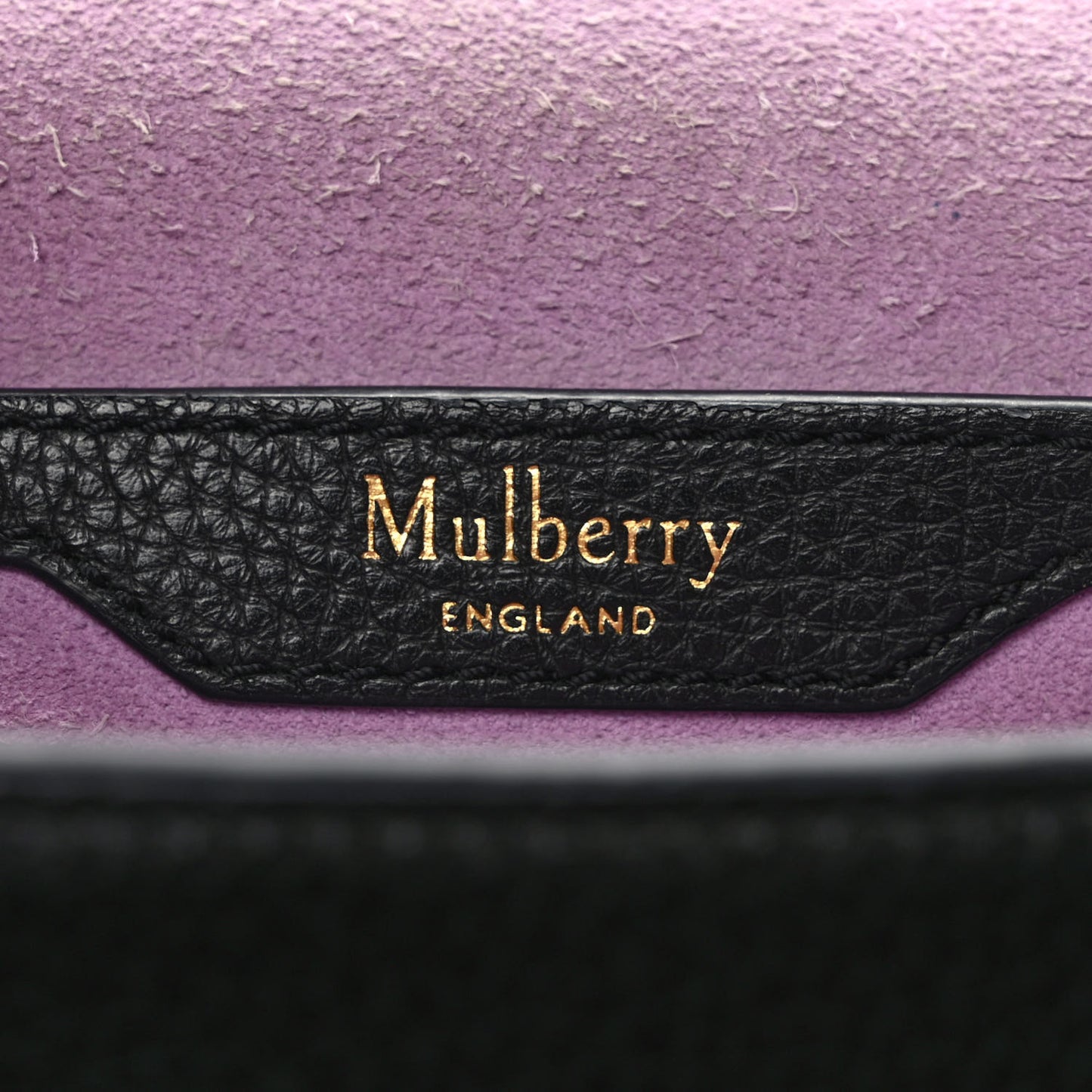 Classic Grain Calfskin Embroidered Floral Amberley Satchel Black
