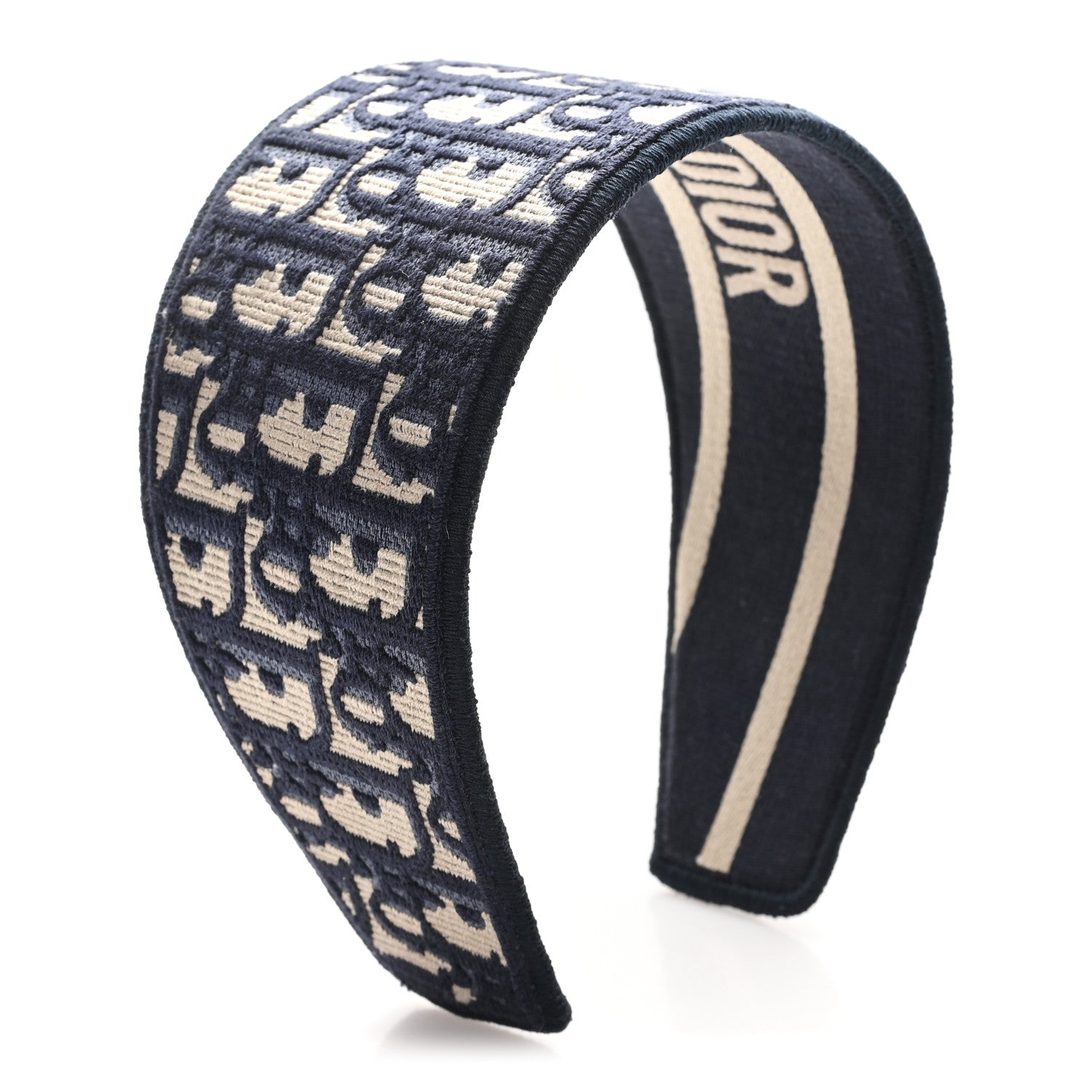 Christian Dior Oblique Headband Blue 1792621 – FASHIONPHILE