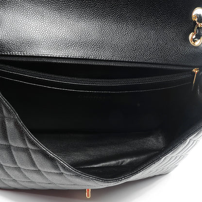 Chanel Caviar Maxi Single Flap Black 7 of 9