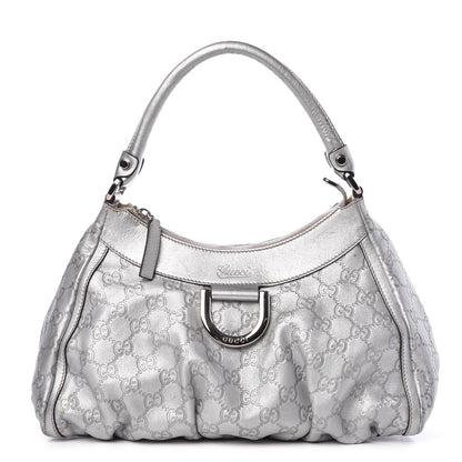 Gucci Guccissima Medium D Gold Hobo Silver 1 of 20