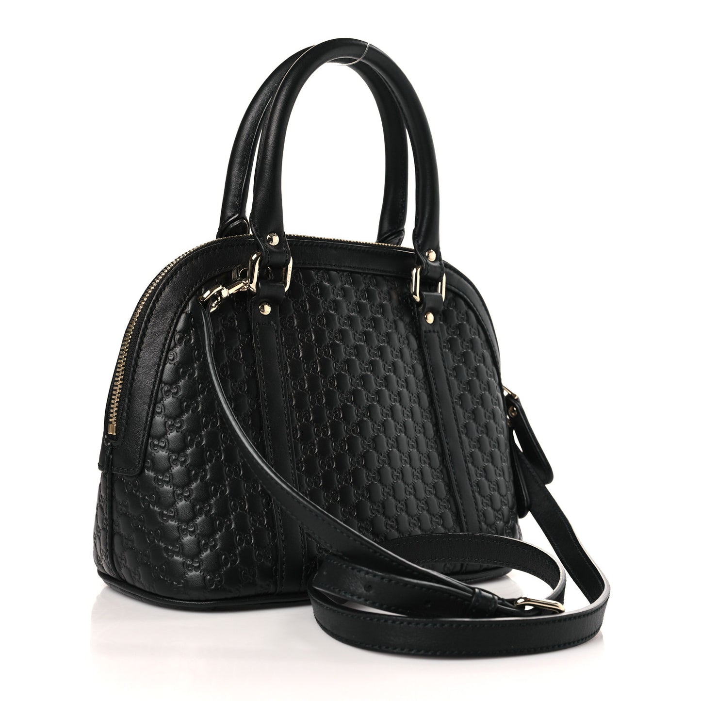 Microguccissima Mini Dome Bag Black