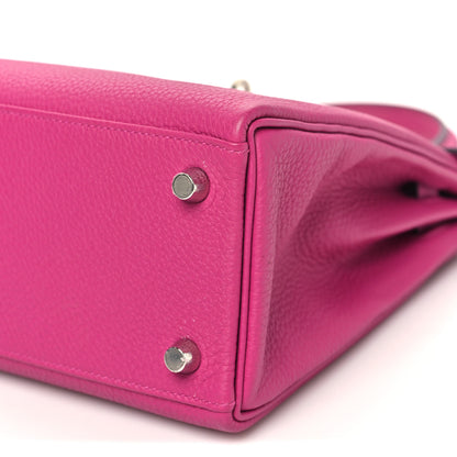 Hermes Togo Kelly Retourne 25 Rose Pourpre 10 of 10