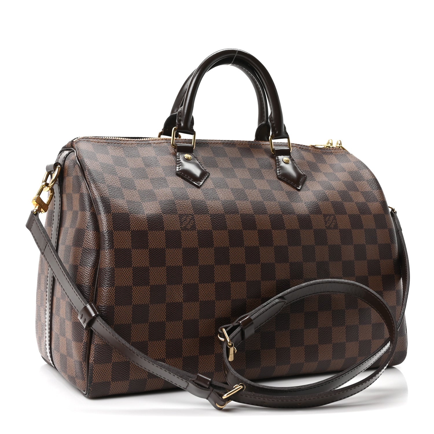 Louis Vuitton Damier Ebene Speedy Bandouliere 35 3 of 9