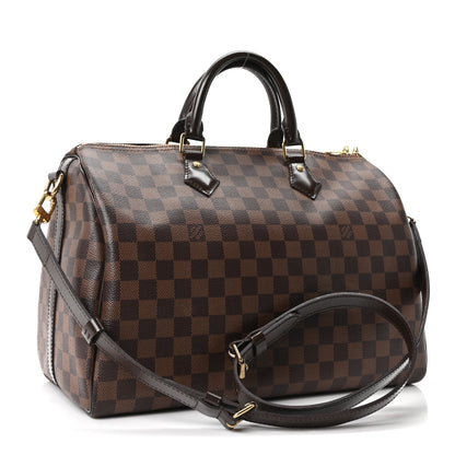 Louis Vuitton Damier Ebene Speedy Bandouliere 35 3 of 9