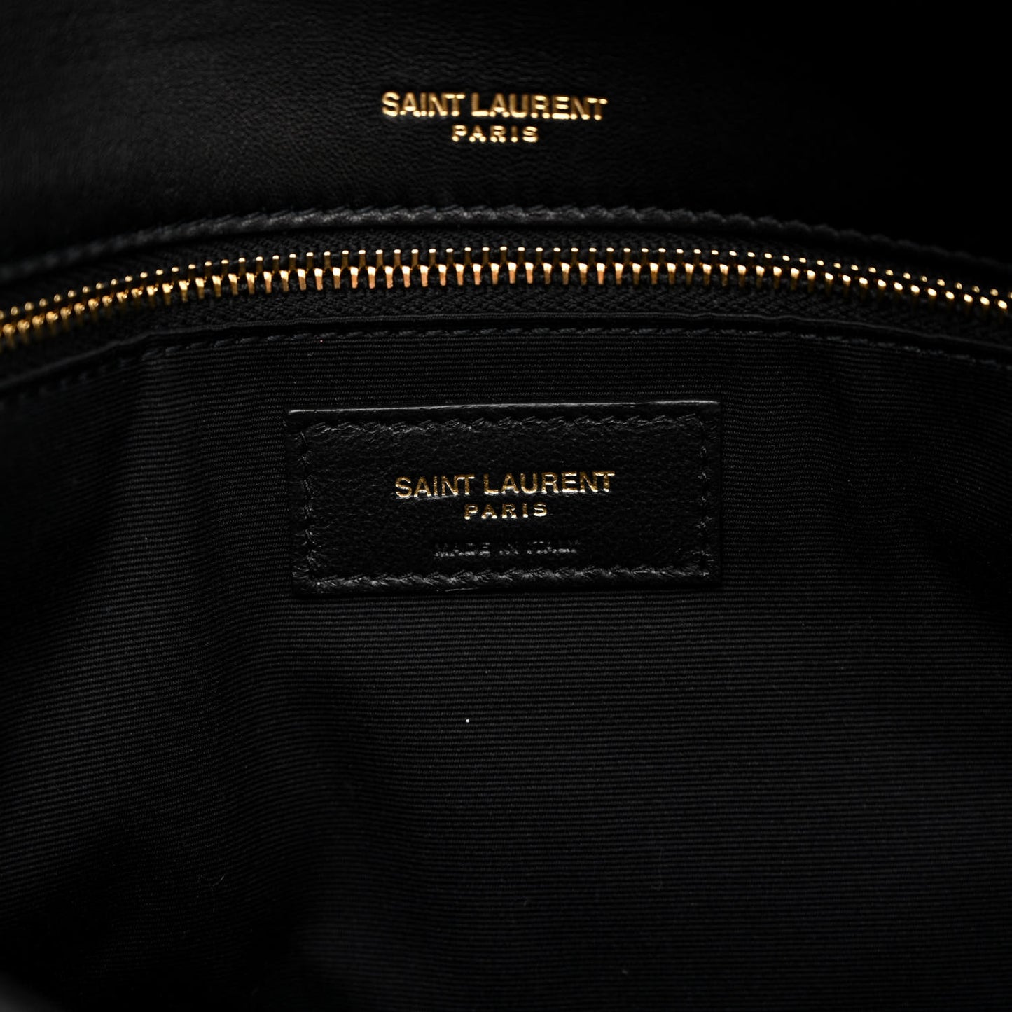 Lambskin Matelasse Monogram Medium Niki Chain Satchel Black