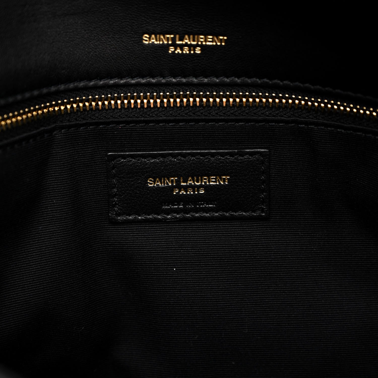 Saint Laurent Lambskin Matelasse Monogram Medium Niki Chain Satchel Black 6 of 16