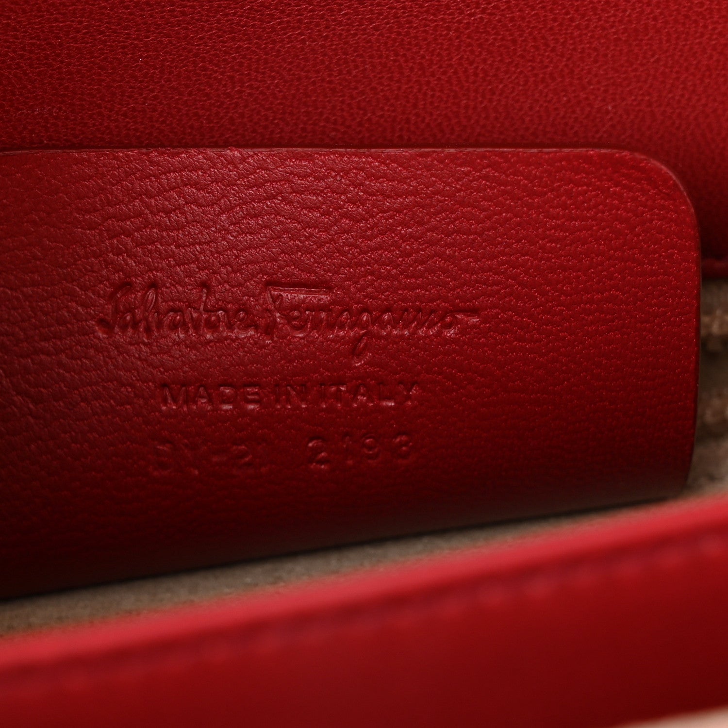 Salvatore Ferragamo Brushed Off Calfskin Small Iconic Top Handle Red 7 of 12