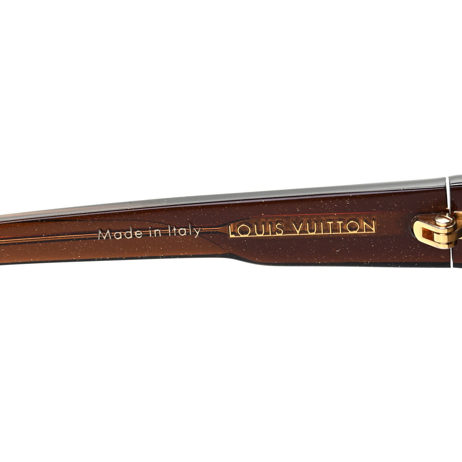 Louis Vuitton Acetate Hortensia Cat Eye Sunglasses Z0486W Brown Glitter 5 of 7