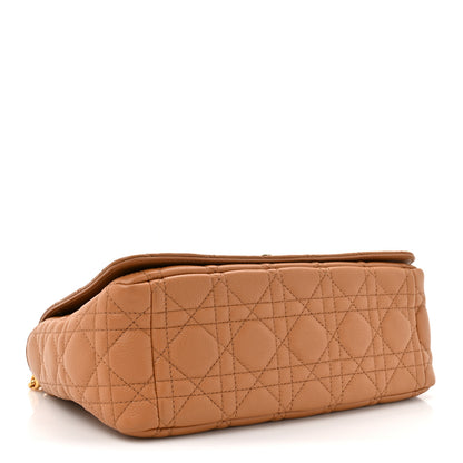 Christian Dior Calfskin Cannage Medium Caro Bag Tan 4 of 10