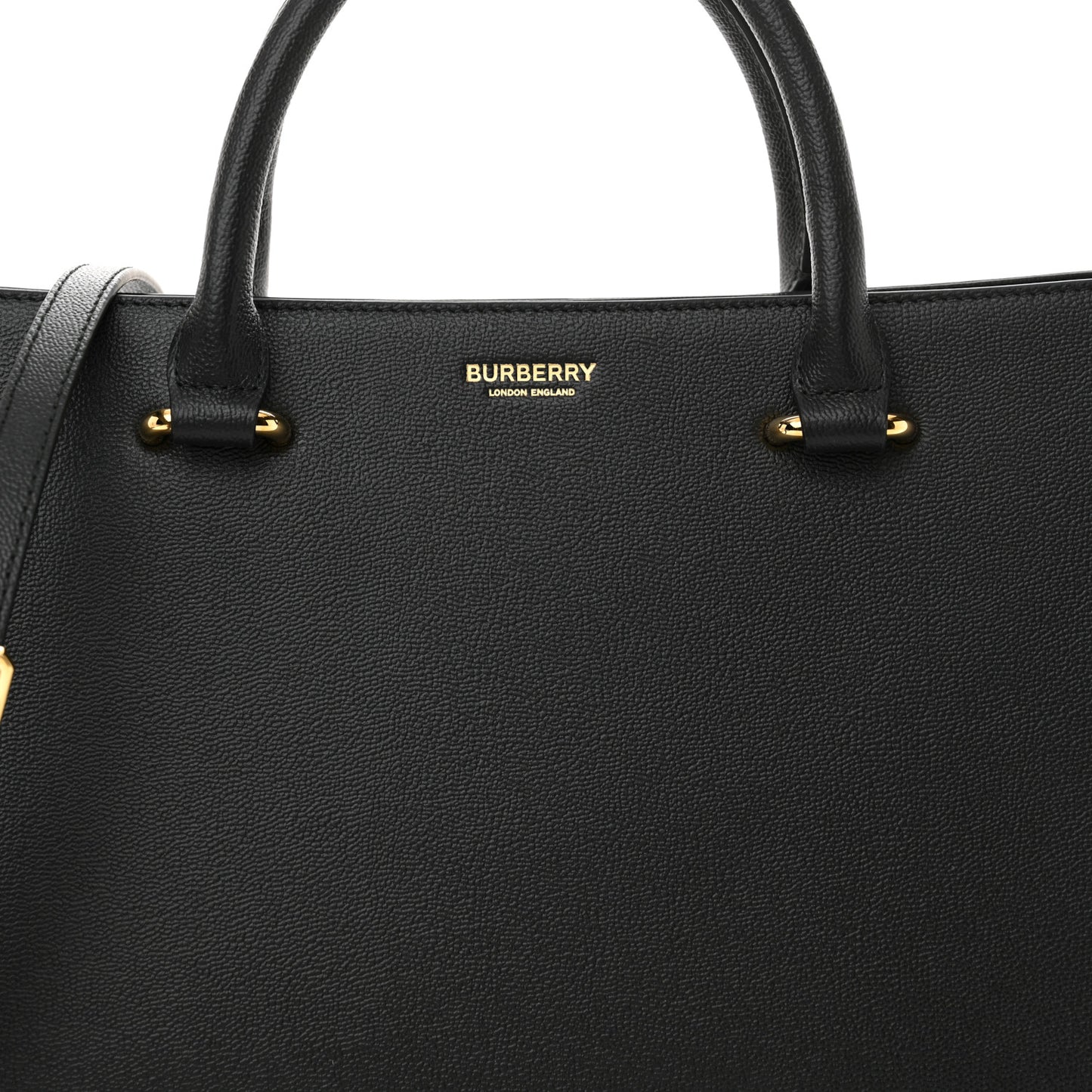 Calfskin Mega Check Small Banwell Tote Black