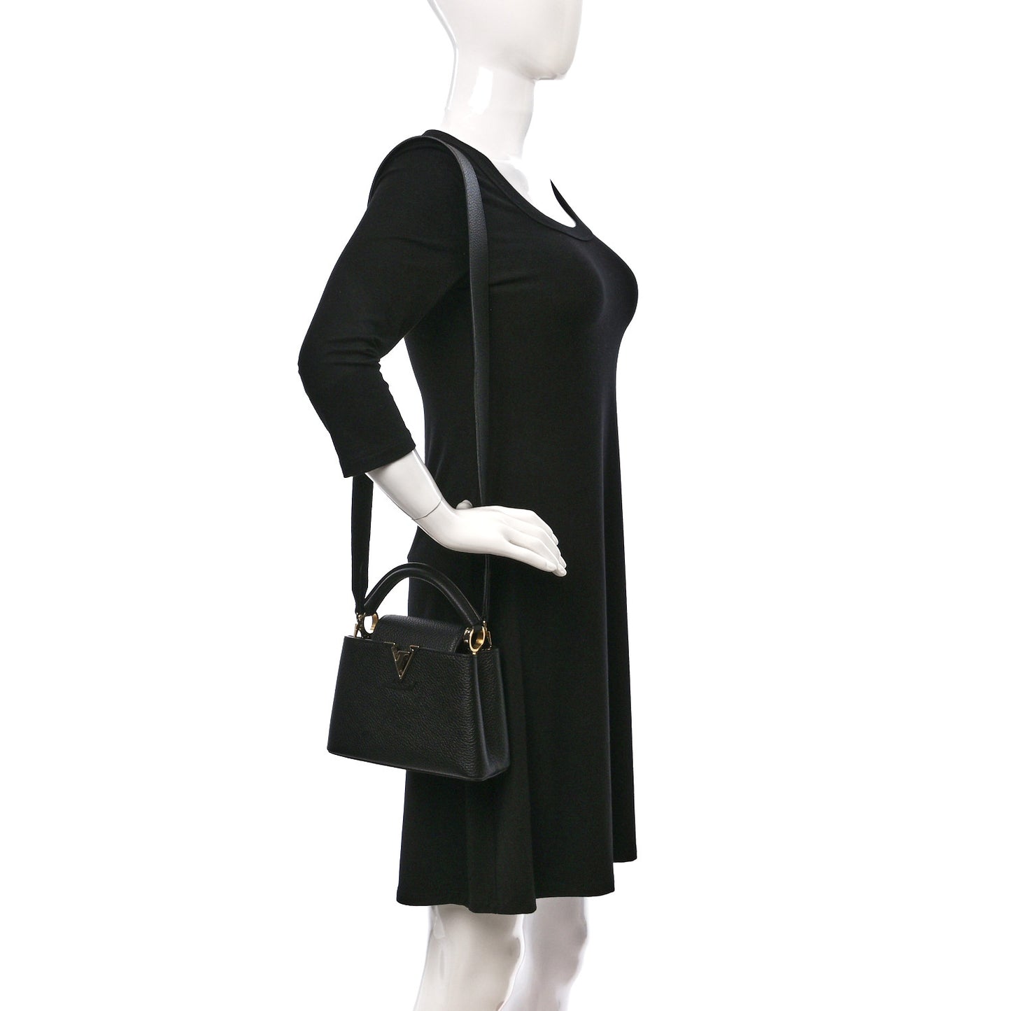 Taurillon Mini Capucines Black