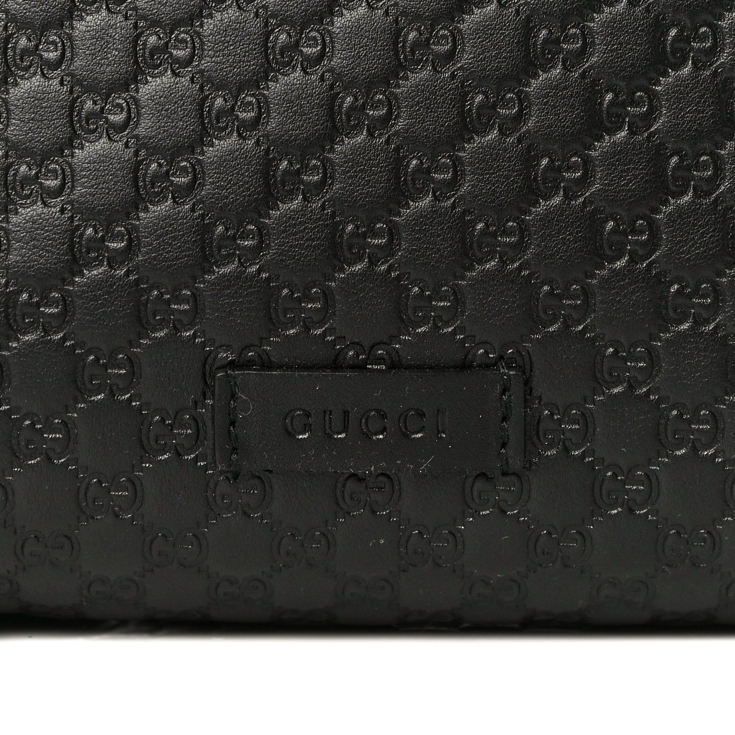 Microguccissima Shoulder Bag Black