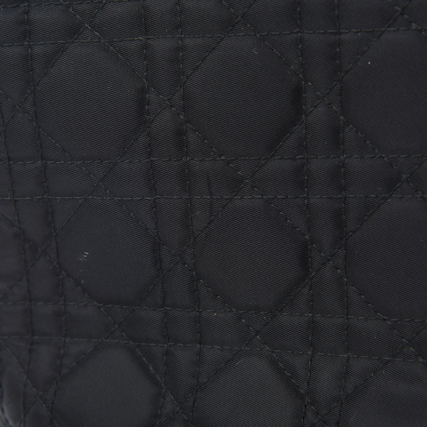 Christian Dior Nylon Cannage Large Lady Dior Black 9 of 11