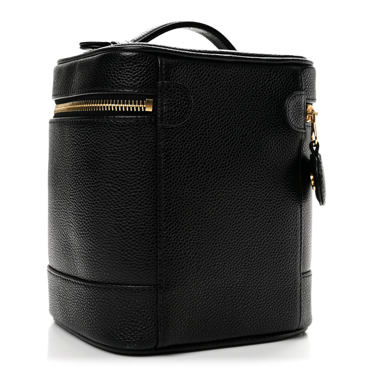 Chanel Caviar Vanity Cosmetic Case Black 2 of 14