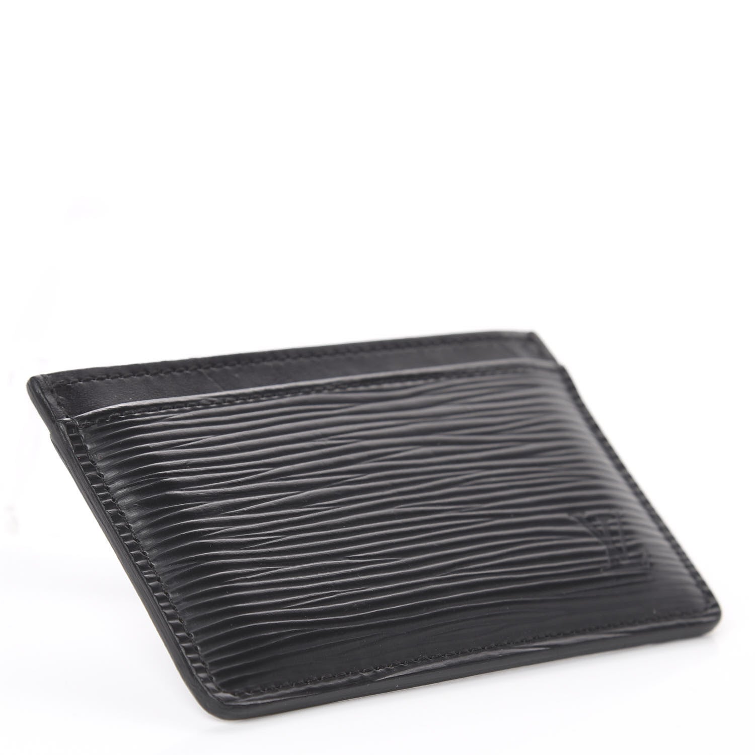 Louis Vuitton Epi Card Holder Black 3 of 5