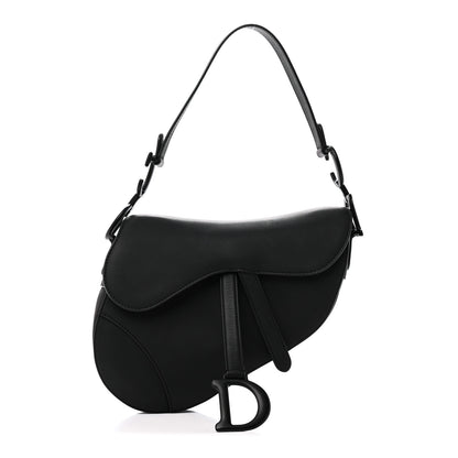 Christian Dior Ultra Matte Calfskin Saddle Bag Black 1 of 11