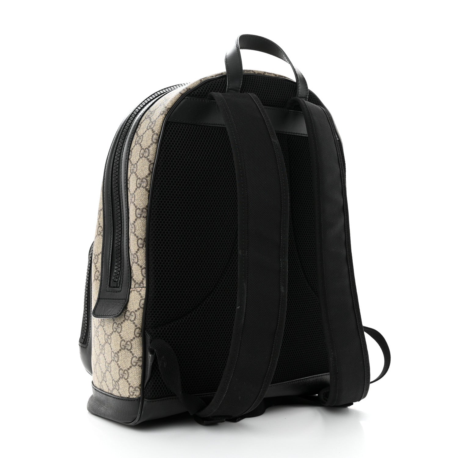 Gucci GG Supreme Monogram Medium Backpack Black 2 of 12
