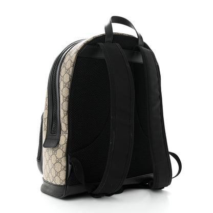 Gucci GG Supreme Monogram Medium Backpack Black 2 of 12