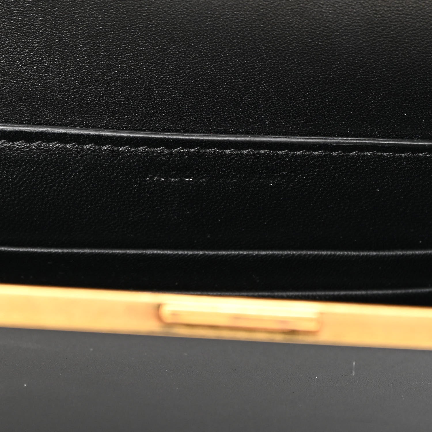 Celine Smooth Calfskin Mini Clasp Bag Black 7 of 14