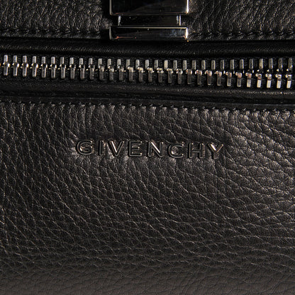 Givenchy Textured Calfskin Small Pandora Pure Flap Bag Black 9 of 9
