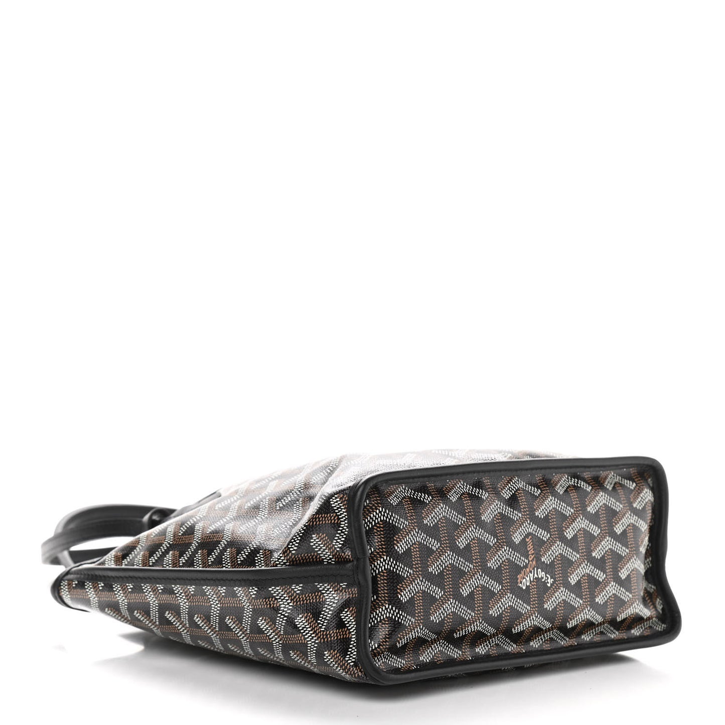 Goyardine Reversible Mini Anjou Black