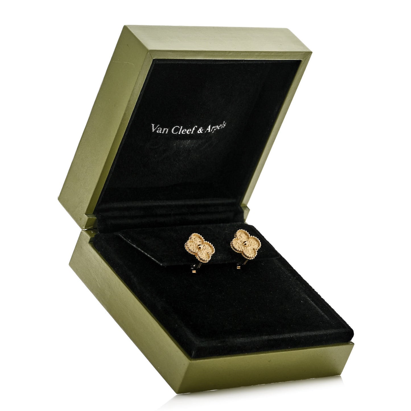 18K Yellow Gold Vintage Alhambra Earrings