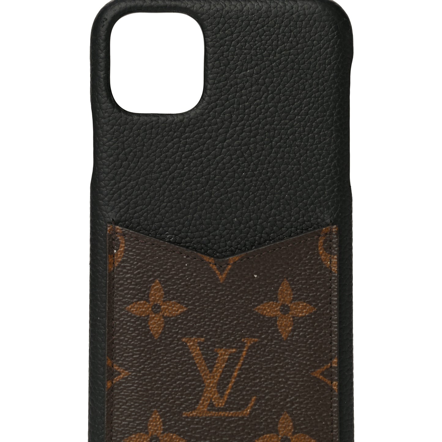 Monogram iPhone 11 Pro Max Bumper Black