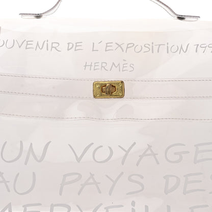 Hermes Vinyl Souvenir De L'Exposition Kelly Transparent 6 of 12