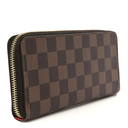 Louis Vuitton Damier Ebene Clemence Wallet Cherry 3 of 8
