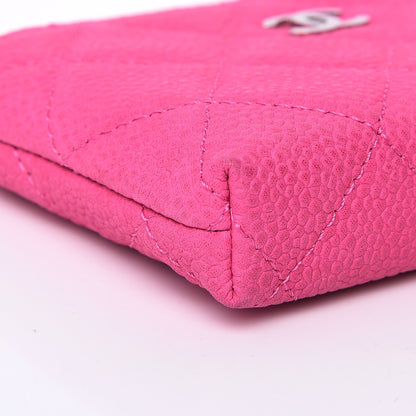 Chanel Iridescent Caviar Quilted Key Holder Case Pink 8 of 11