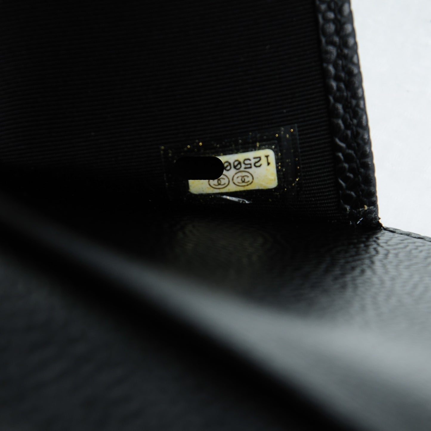 Caviar Quilted Notebook Agenda Cover Black