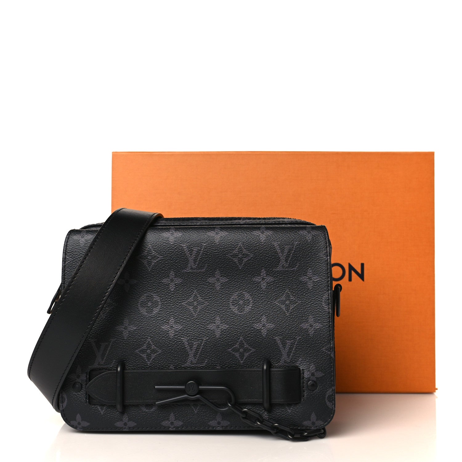 Louis Vuitton Monogram Eclipse Steamer Messenger 8 of 8
