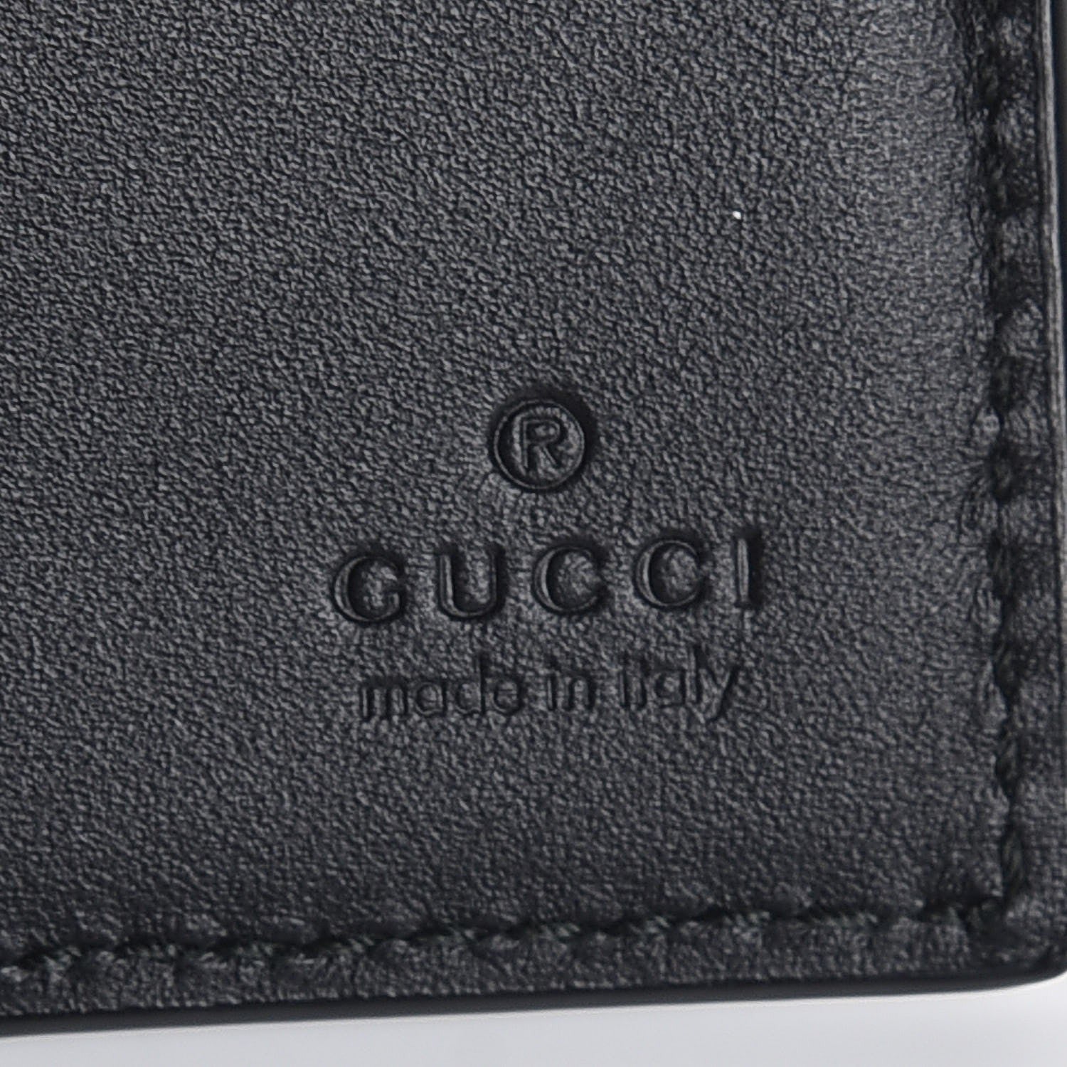 Gucci GG Supreme Monogram Selleria Calfskin Tiger Nice Bi-Fold Wallet Beige Ebony Multicolor Black 6 of 8
