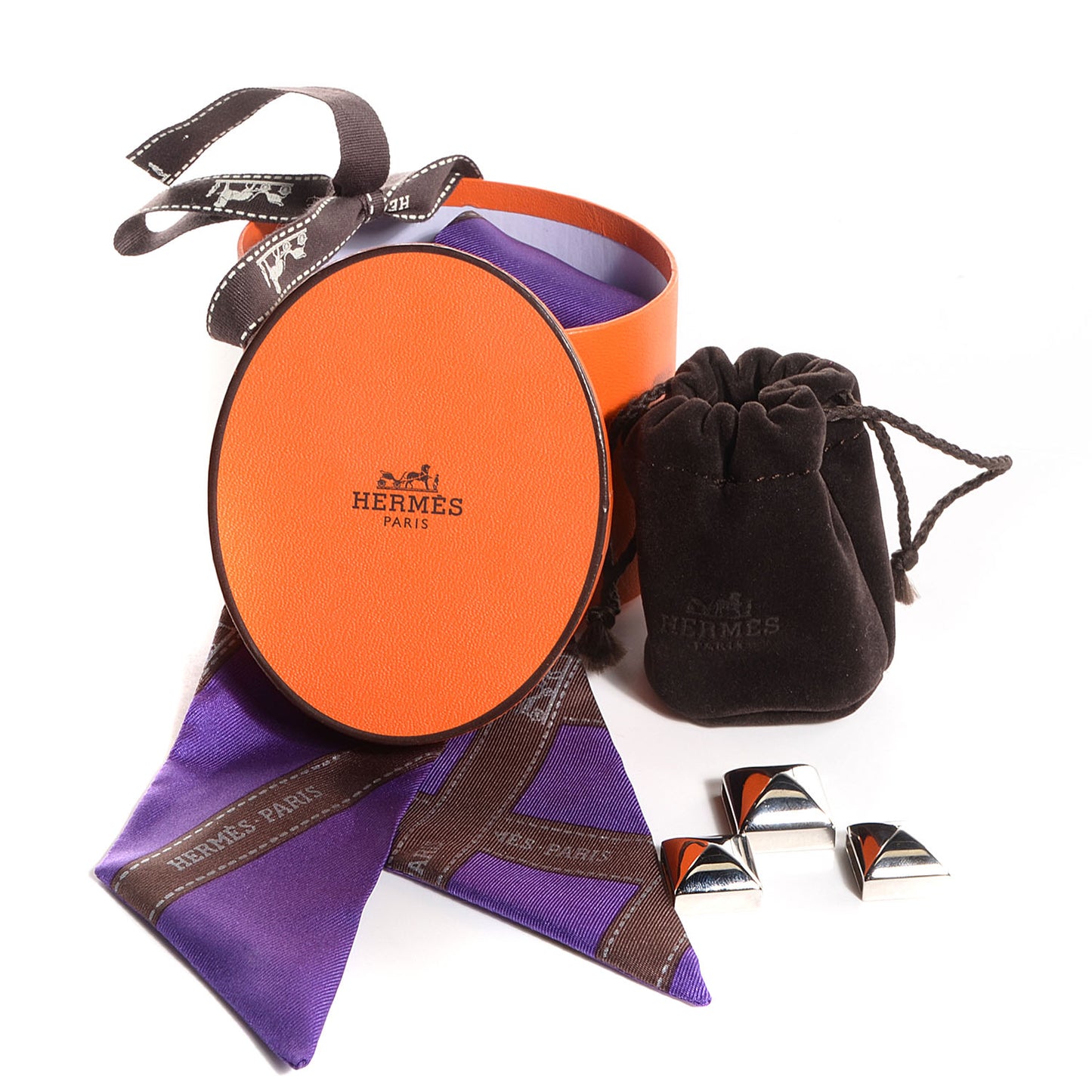 Palladium Medor Bolduc Twilly Scarf Ring Set Purple