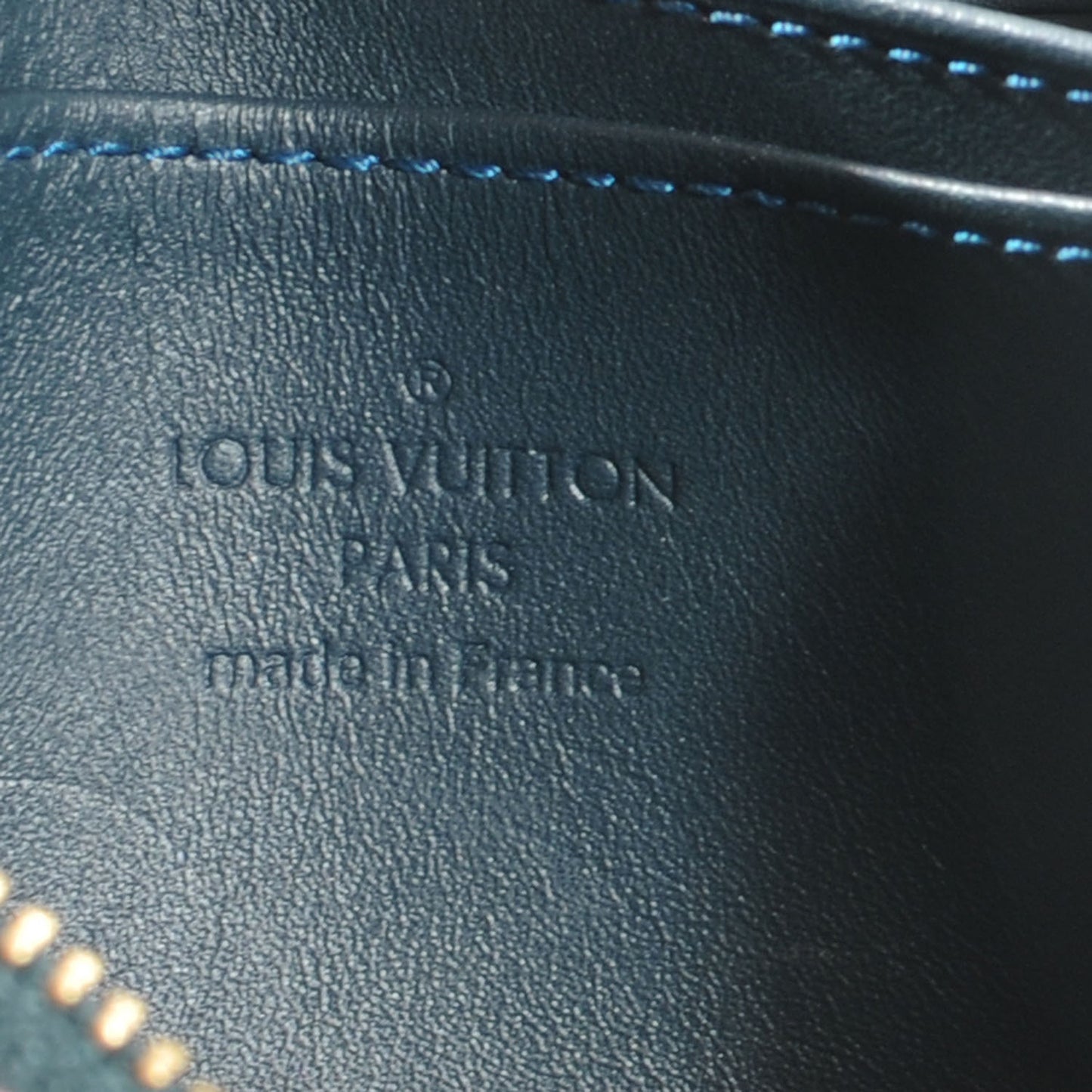 Vernis Zippy Coin Purse Blue Nuit