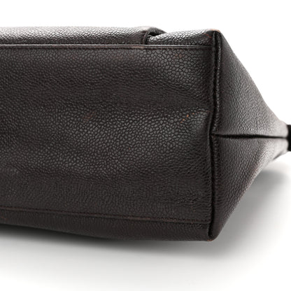 Chanel Caviar CC Shopper Tote Brown 10 of 19