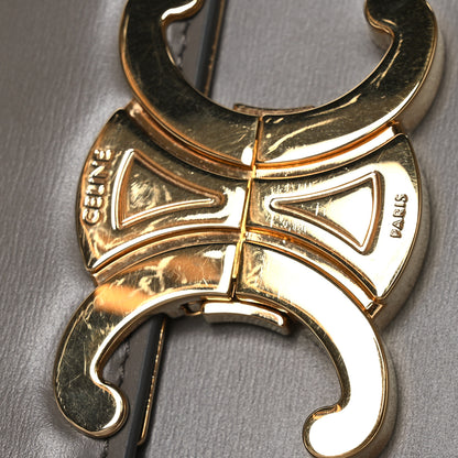 Celine Shiny Calfskin Medium Triomphe Pebble 13 of 17