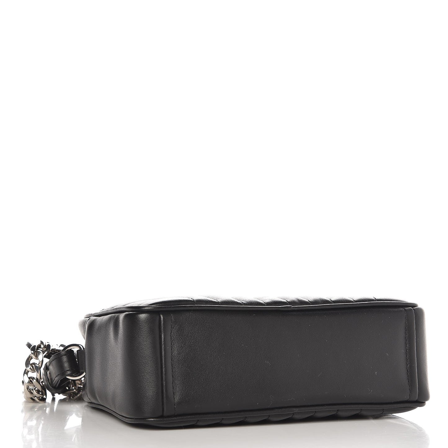 Soft Calfskin Diagramme Crossbody Bag Black