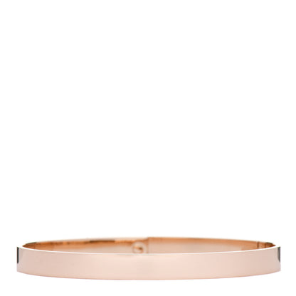 Hermes 18K Rose Gold Diamond PM Kelly Pave Bracelet ST 2 of 4