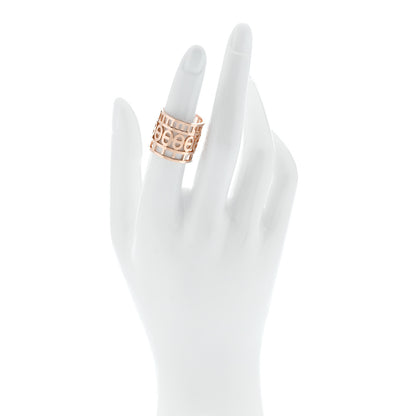 Hermes 18K Rose Gold Chaine d'Ancre Divine Ring 52 6 2 of 4