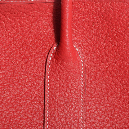 Hermes Vache Country Garden Party 36 MM Rouge Casaque 5 of 14