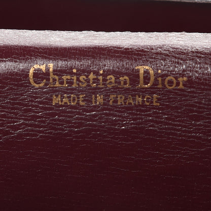 Christian Dior Monogram Chain Flap Burgundy 6 of 9
