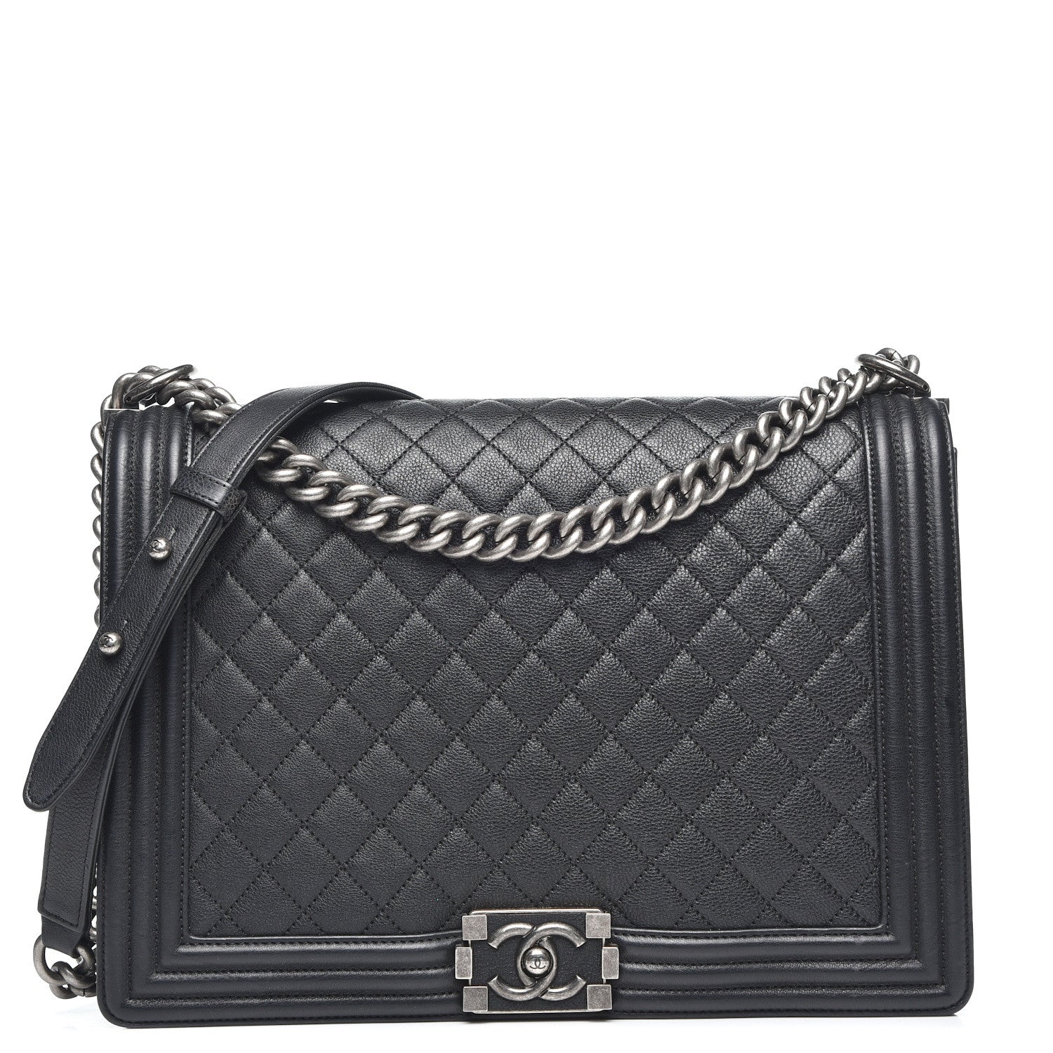 Chanel Caviar Quilted Large Boy Flap Black 1 of 9