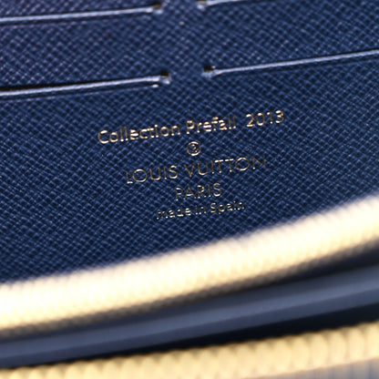 Louis Vuitton Damier Paillettes Zippy Wallet Blue 8 of 9
