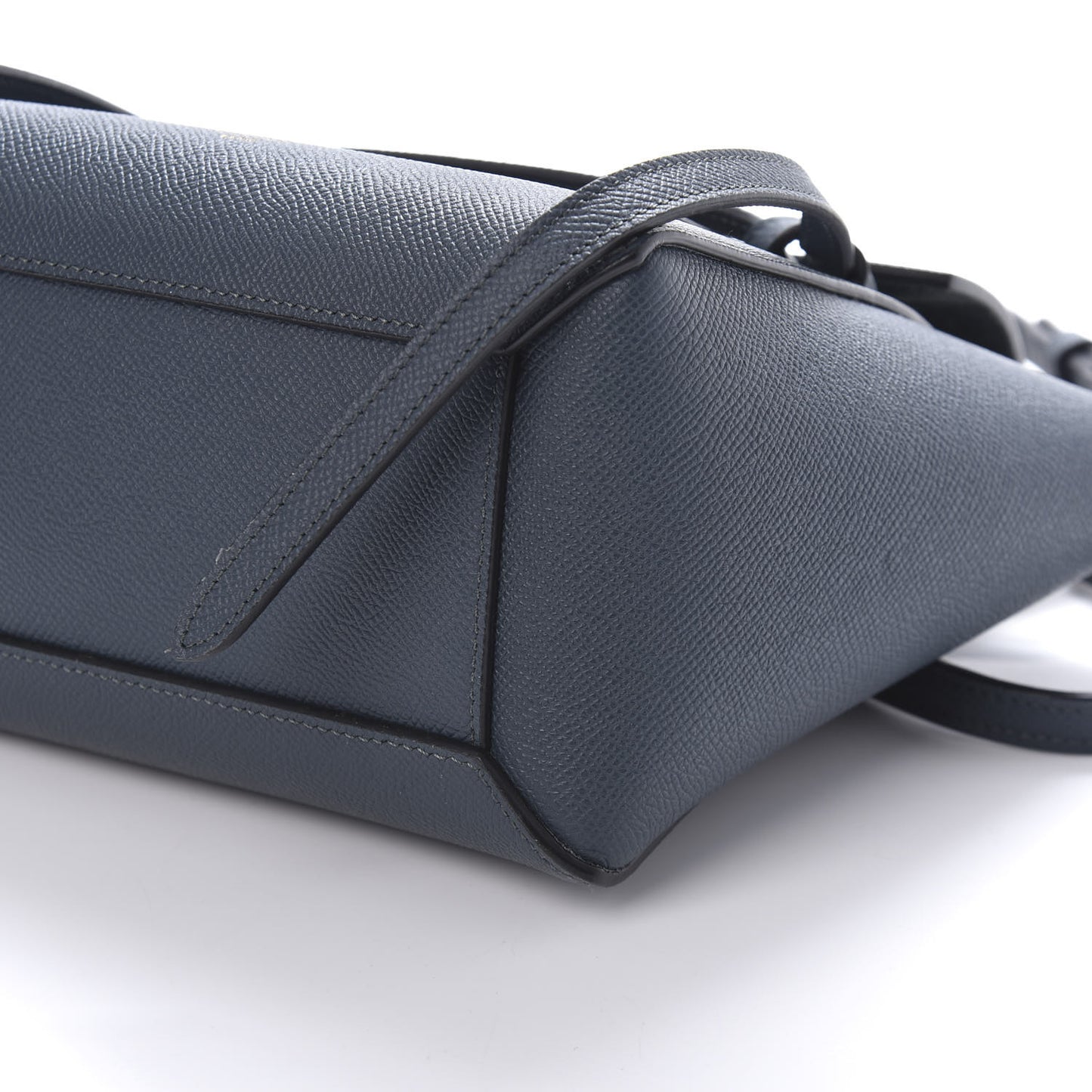 Grained Calfskin Nano Belt Bag Slate