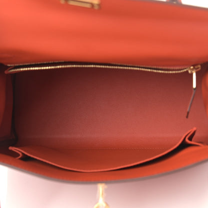 Hermes Swift Kelly Retourne 25 Terre Battue 5 of 10