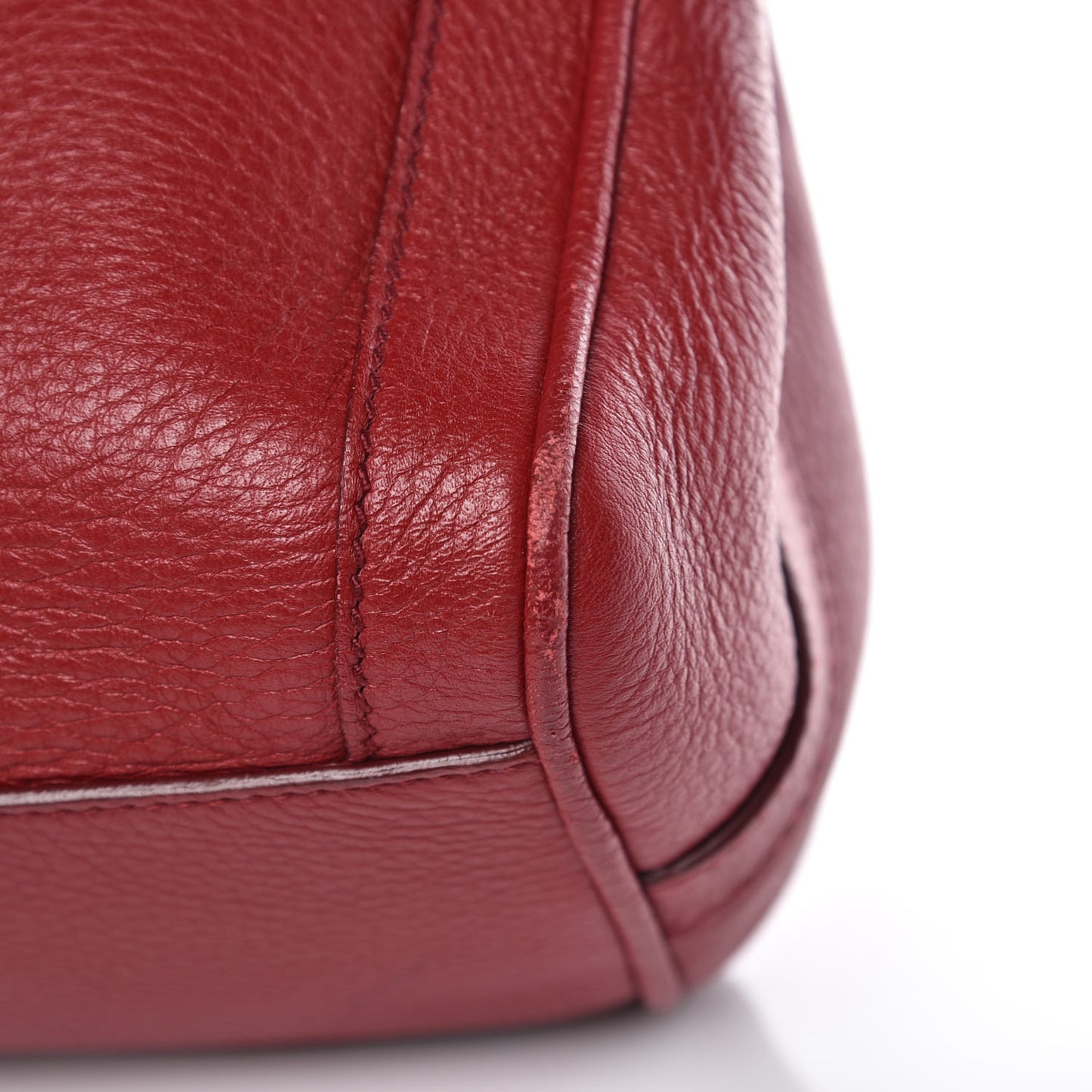 Calfskin Padlock Shoulder Bag Red